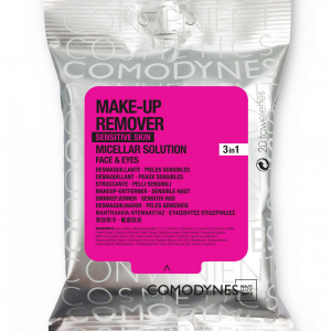 COMODYNES TOALLITAS DESMAQUILLANTES PIEL SENSIBLE 20 UNIDADES