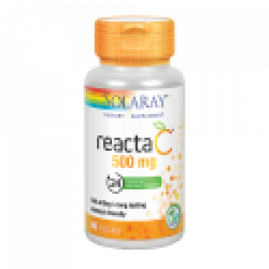SOLARAY REACTA C 500 MG 60 CAPSULAS VEGETALES