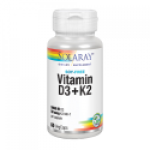 SOLARAY Vitamina D3 & K2 60 cápsulas