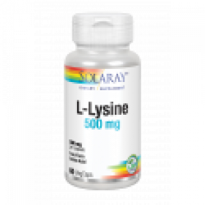 SOLARAY L-LYSINE 500MG 60 CAPSULAS