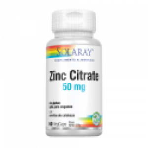 SOLARAY ZINC CITRATE 50 MG 60 CAPSULAS