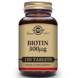 SOLGAR Biotina 300mcg 100 comprimidos