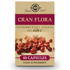 SOLGAR CRAN FLORA CON VITAMINA C 60 CAPSULAS VEGETALES