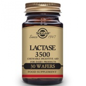 SOLGAR LACTASA 3500 30 COMPRIMIDOS MASTICABLES