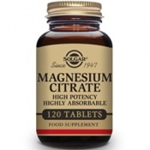 SOLGAR MAGNESIUM CITRATE 120 COMPRIMIDOS (CITRATO DE MAGNESIO)