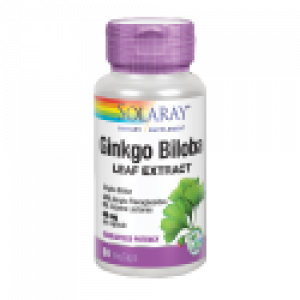 SOLARAY GINKGO BILOBA 60 MG 60 CÁPSULAS VEGETALES