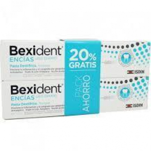 BEXIDENT ENCIAS DIARIO DUPLO PASTA TRICLOSAN 2X125 ML