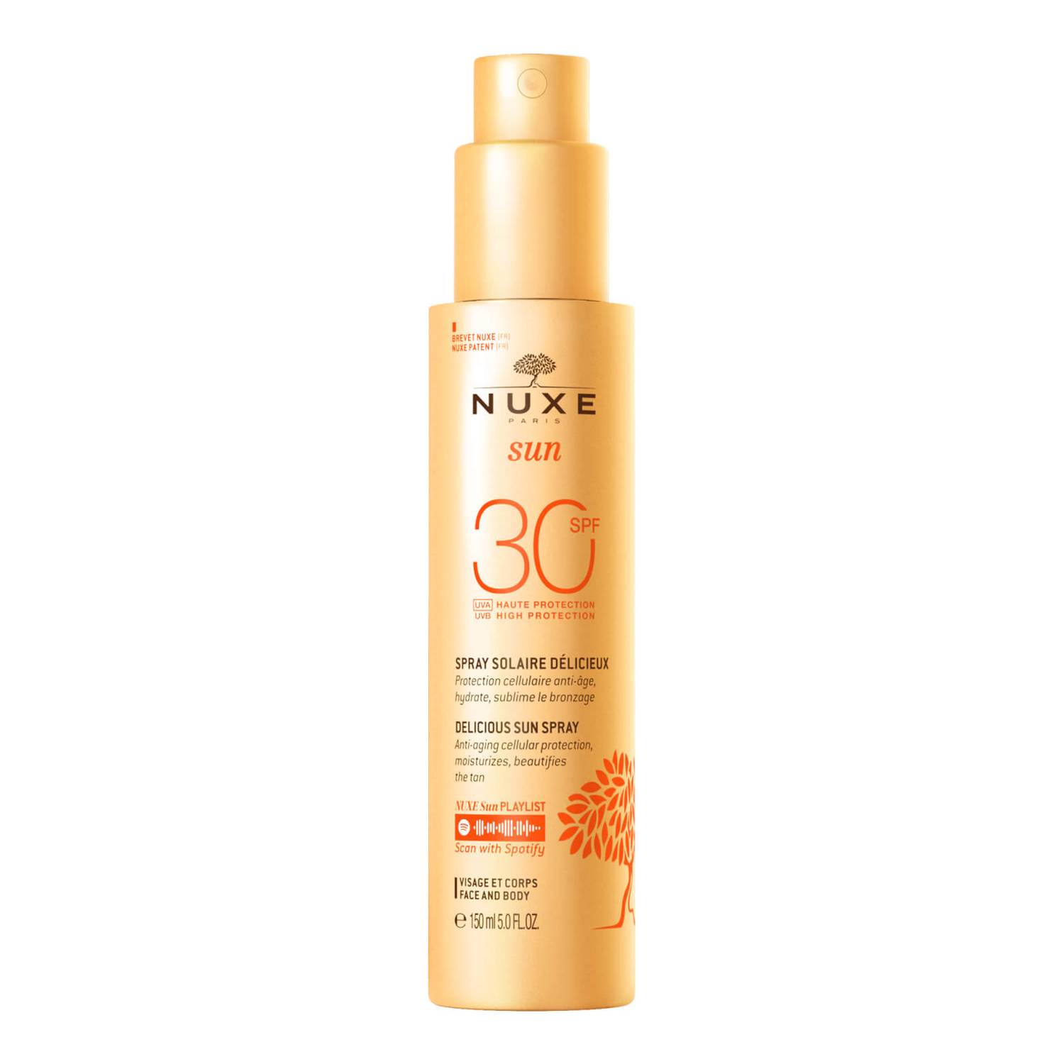 NUXE Sun Spray Solar Delicioso Spf30 Rostro y Cuerpo 150ml