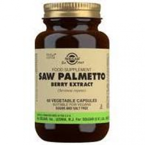 SOLGAR SAW PALMETO 60 CAPSULAS ESTANDARIZADO (SABAL SERRULATA, SERENOA REPENS)