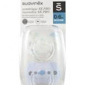 SUAVINEX CHUPETE SILICONA ANATOMICO CLASICO 0-6M 2 U
