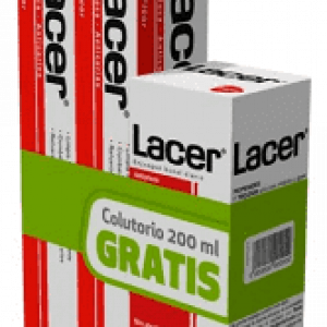 LACER FLUOR PASTA 125+125+COLUTORIO