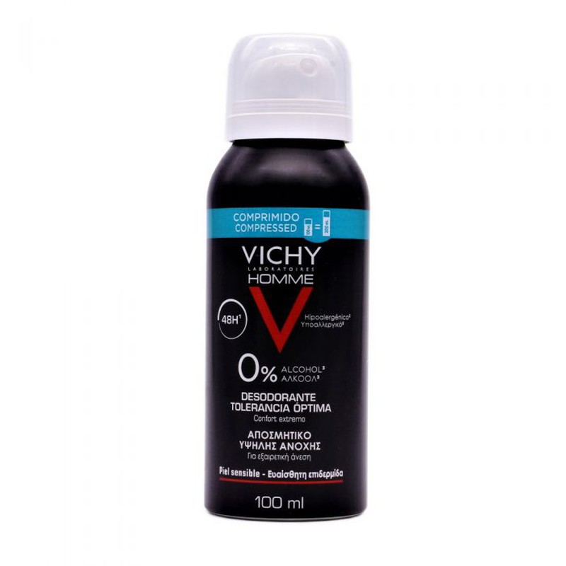 VICHY HOMME DESODORANTE SPRAY TOLERANCIA OPTIMA 48H 100 ML SAN PEDRO ALCANTARA
