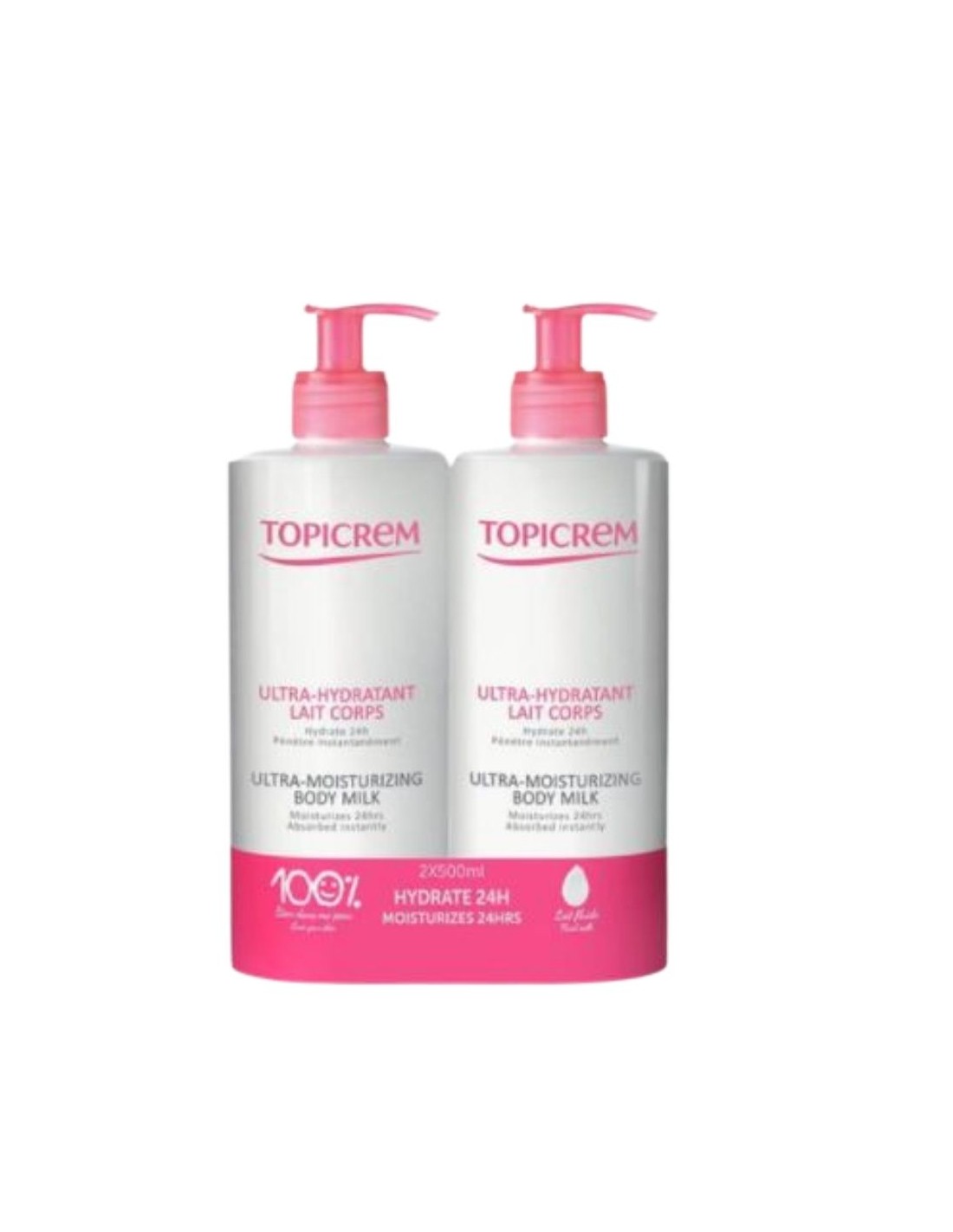 TOPICREM UH Duplo Leche Ultra Hidratante Corporal 2×500 ml