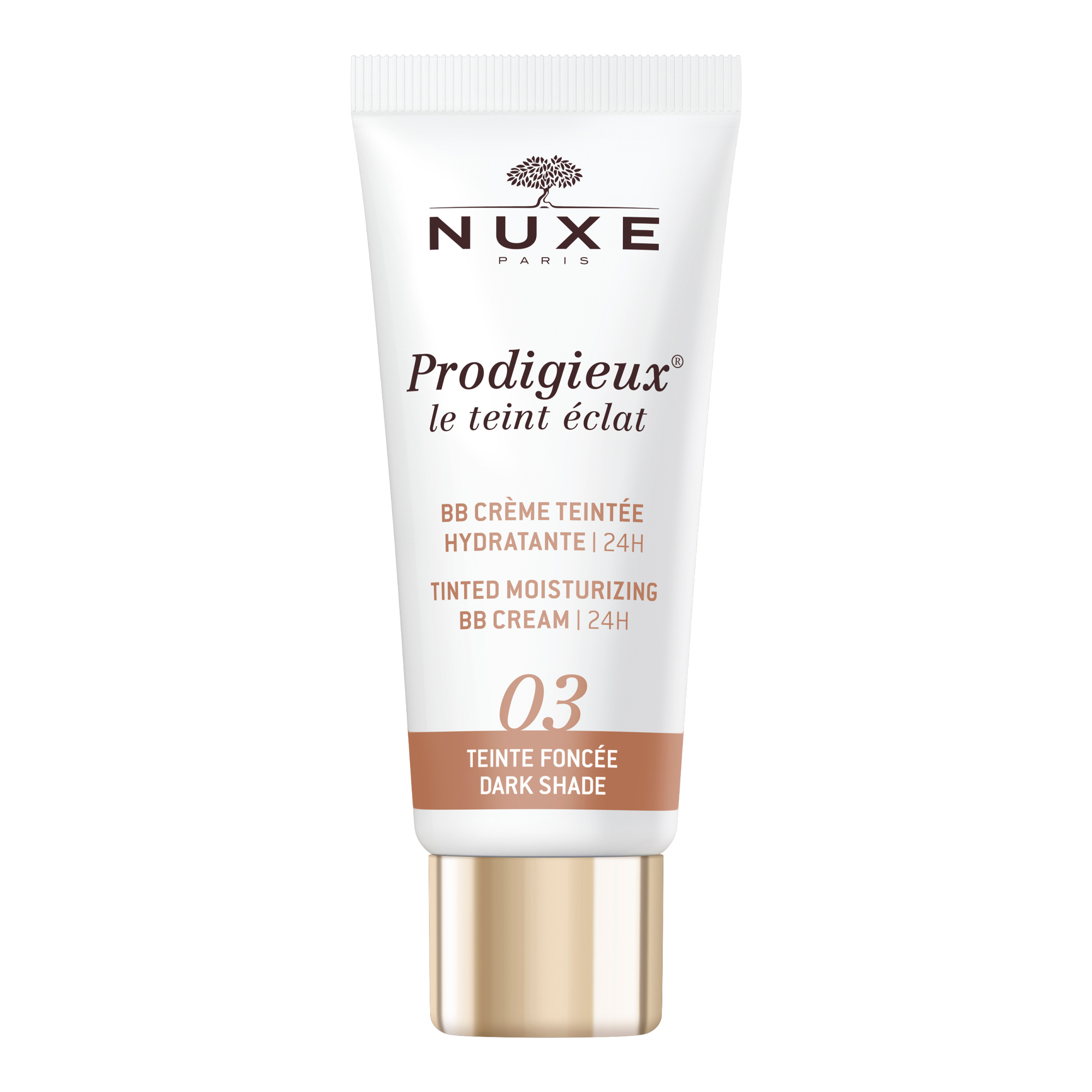 NUXE Prodigieux BB Cream Hidratante con Color 03 Tono Oscuro 30 ml