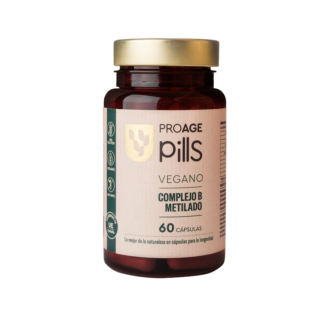PROAGE Complejo B Metilado 60 cápsulas veganas