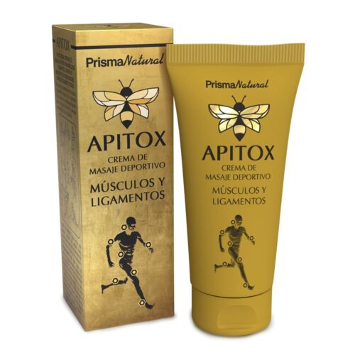PRISMA NATURAL Apitox Crema de Masaje Deportivo Músculos y Ligamentos 60ml
