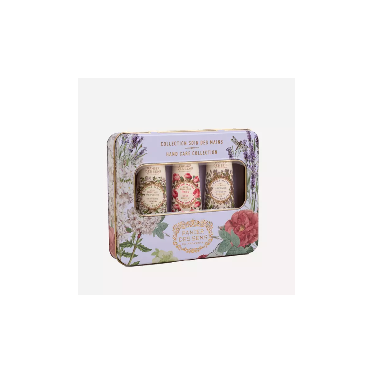 PANIER DES SENS Estuche Metálico con 3 Cremas de Manos Provenzales